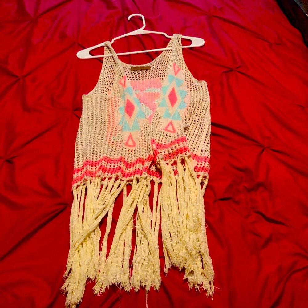 Tank fringe cover up